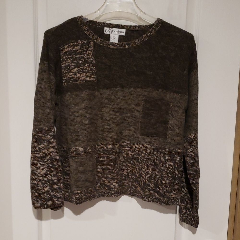 2 Dressbarn sweaters. One is petite medium & one is a women's small